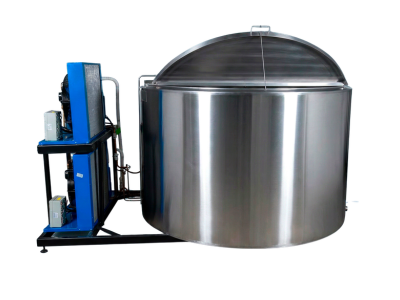 Resfriador de Leite Vertical em Inox